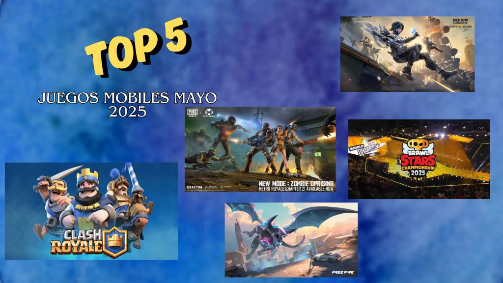 Top 5 Juegos Móviles del Mes Mayo 2025: Diversión, Estrategia y&nbsp;Recompensas